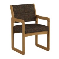 Wooden Mallet Valley Guest Chair, Arms, Medium Oak