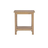 Linon Titian End Table, 20W X 17.7D X 22H, Rustic Gray