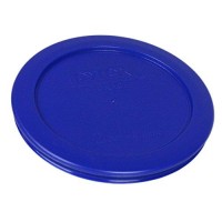 Pyrex 7200-Pc 2 Cup Cadet Blue Round Plastic Food Storage Lid - 2 Pack