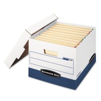Bankers Box 00709 File Storage Boxes,850 Lb,12-3/4-Inch X15-1/2-Inch X10-Inch,12/Ct,We/Be