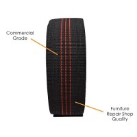 Houseables Chair Webbing, Elastic, Elasbelt, Two Inch (2) Wide, Forty Ft (40) Roll, Latex, Band, Diy Upholstery, Lawn Furniture, Repair And Modification, Stretchy Spring Alternative, Sofa, Couch, Chair