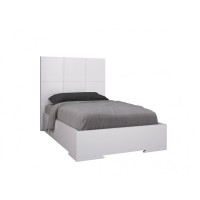 Whiteline Contemporary Modern Anna Twin Platform Bedroom Collection, Standard