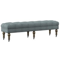 Linon Traditional Bench In Gray