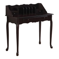 Monarch Specialties , Traditional Desk, Solid Wood, Dark Cherry, 36L