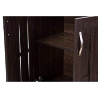 Baxton Studio Wholesale Interiors Excel Sideboard Storage Cabinet, Dark Brown
