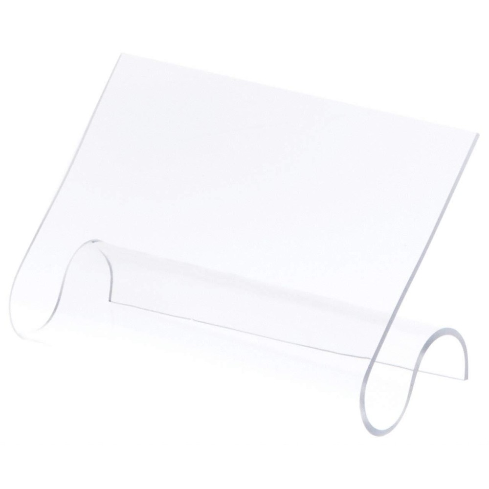 Plymor Clear Acrylic 2-Shoe Display Rest, 7 W X 325 D X 425 H