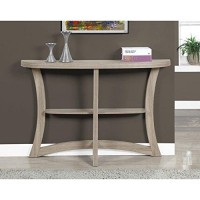 Monarch Specialties 2416 Accent Table, Console, Entryway, Narrow, Sofa, Living Room, Bedroom, Laminate, Brown, Contemporary, Modern Table-47 Ldark Taupe Hall, 4725 L X 115 W X 32 H