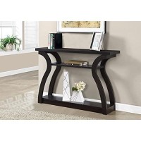 Monarch Specialties 47 Console Table - Sleek And Modern Accent Table For Your Home (Cappuccino/Dark Brown)