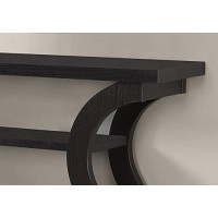 Monarch Specialties 47 Console Table - Sleek And Modern Accent Table For Your Home (Cappuccino/Dark Brown)