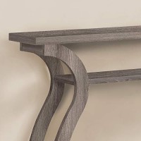 Monarch Specialties , Hall Console, Accent Table, Dark Taupe, 47L