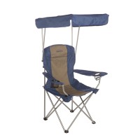 Kamp-Rite Chair With Shade Canopy, Blue/Tan, One Size (Cc463)