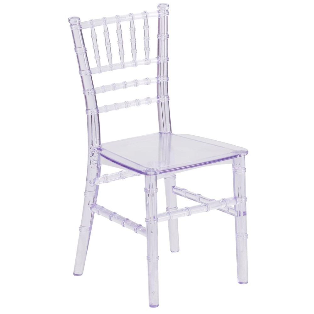 Flash Furniture Child?? Transparent Crystal Resin Party And Event Chiavari Chair For Commercial & Residential Use