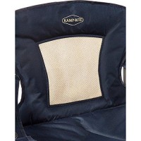 Kamp-Rite Padded Chair With Mesh Back, Blue