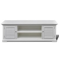 Vidaxl White Wooden Tv Stand