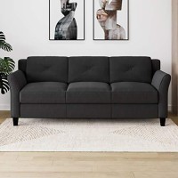 Lifestyle Solutions Harrington Sofa, Black