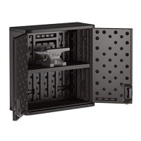 Suncast Commercial Wall Cabinet Blow Molded, Dark Gray