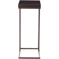 Monarch Specialties , Accent Table, Bronze Metal, Cappuccino