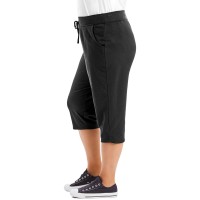 Just My Size Women'S Plus-Sizefrench Terry Capri With Pockets