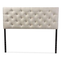 Baxton Studio Viviana Headboard, Queen, Light Beige