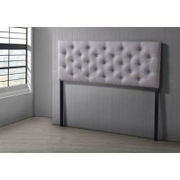 Baxton Studio Viviana Headboard, Queen, Light Beige