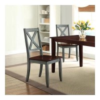 Sturdy Better Homes And Gardens Maddox Crossing Dining Chair, Blue, Set Of 2