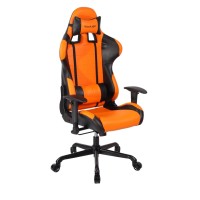 Viscologica Series Cayenne Gaming Racing Style Swivel Office Chair (Orange & Black)