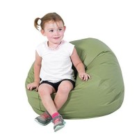 Childrens Factory 26 Kids Bean Bag Chairs, Flexible Seating Classroom Furniture, Beanbag Ideal For Boy/Girl Toddler Daycare Or Playroom, Sage (Cf610-036)