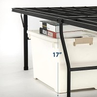 Zinus Smartbase Heavy Duty Mattress Foundation / 18 Inch Metal Platform Bed Frame / No Box Spring Needed / Sturdy Steel Frame / Underbed Storage, Twin