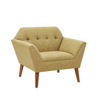 Ink+Ivy Lounge Yellow Multi, Modern Mid-Century Style Living Room Sofa Furniture