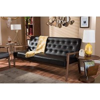 Baxton Studio Bbt8013-Brown Sofas, Brown