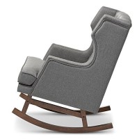 Baxton Studio Bbt5195-Grey Rc Rocking-Chairs, Grey