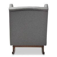 Baxton Studio Bbt5195-Grey Rc Rocking-Chairs, Grey