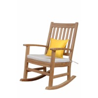 Anderson Teak Palm Beach Collection Rocking Armchair Without Cushion