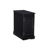 Powell Furniture Butler Accent Table, Black, Small,