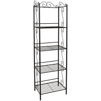 Monarch Specialties 2103 Bookshelf, Bookcase, Etagere, 4 Tier, 70 H, Office, Bedroom, Metal, Brown, Traditional Bookcase-70 H/Copper, 22 L X 15.25 W X