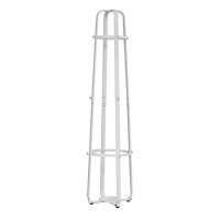 Monarch Metal Coat Rack With An Umbrella Holder, 72, White