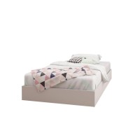 Nexera Twin Size Platform Bed, White