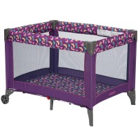 Cosco Funsport Compact Portable Playard, Lightweight, Easy Set Up, Foldable Baby Playpen With Carry Bag, Butterfly Twirl