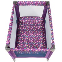 Cosco Funsport Compact Portable Playard, Lightweight, Easy Set Up, Foldable Baby Playpen With Carry Bag, Butterfly Twirl