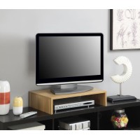 Convenience Concepts Designs2Go Small Tv/Monitor Riser, Light Oak