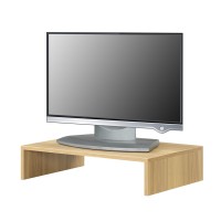 Convenience Concepts Designs2Go Small Tv/Monitor Riser, Light Oak