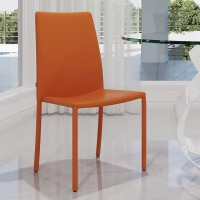 Zuri Furniture Noah Dining Chair - Orange