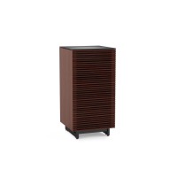 Bdi Corridor 8172 Enclosed Audio Tower Chocolate Stained Walnut