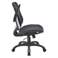 Office Star Managers Chair With Mesh Seat And Back, Black