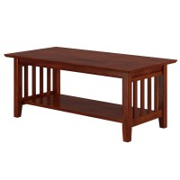 Atlantic Furniture Ah15204 Mission Coffee Table, Walnut