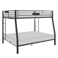 Acme Limbra Full Over Queen Bunk Bed In Sandy Black