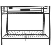 Acme Limbra Full Over Queen Bunk Bed In Sandy Black