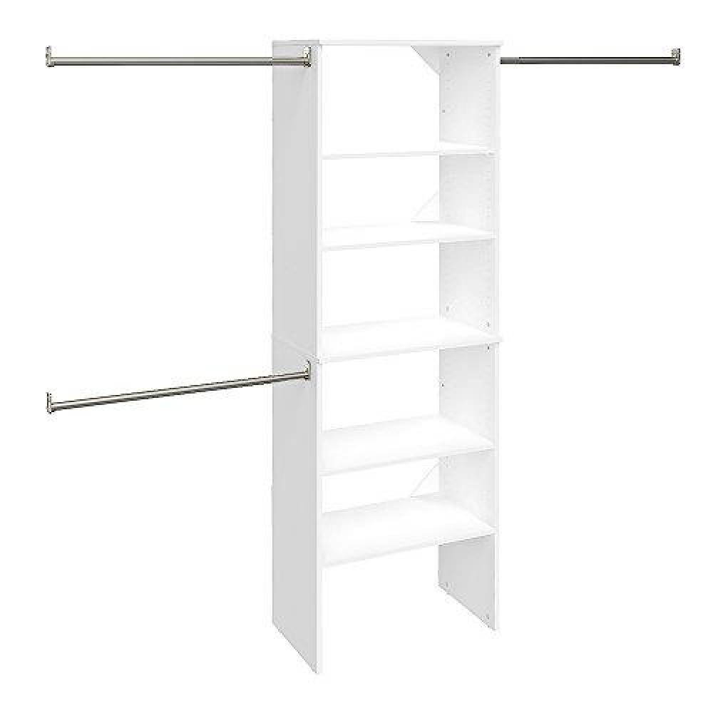 Closetmaid Suitesymphony Starter Tower Kit, 25, Pure White