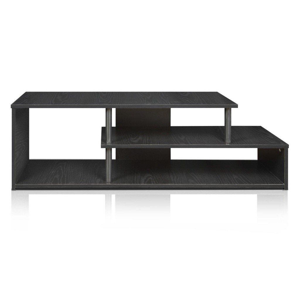 Furinno Econ Low Rise Tv Stand, Blackblack