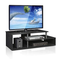 Furinno Econ Low Rise Tv Stand, Blackblack